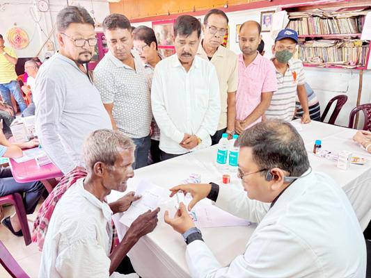 UBST club organized health camp at Agartala on November 21.
